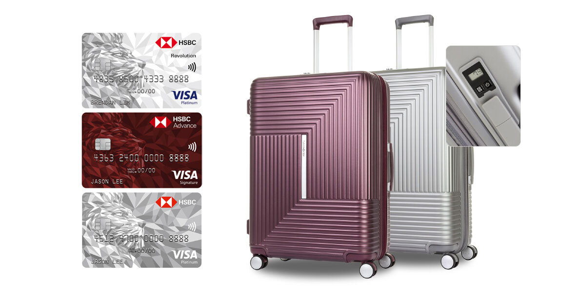 hsbc travel luggage