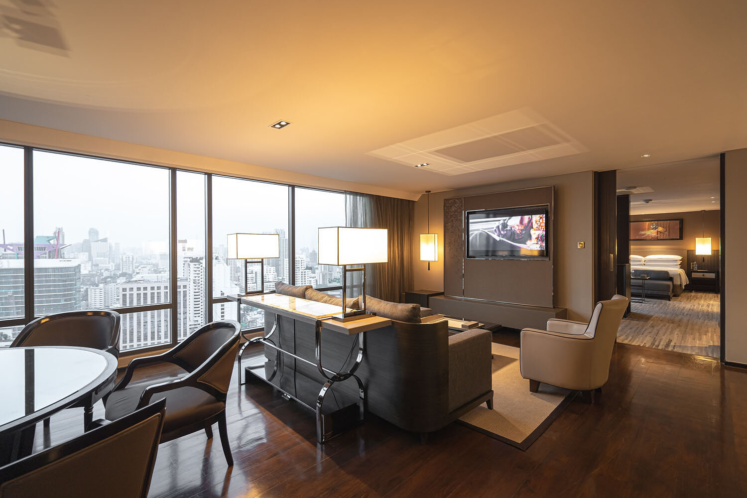  View of the suite from the kitchen 