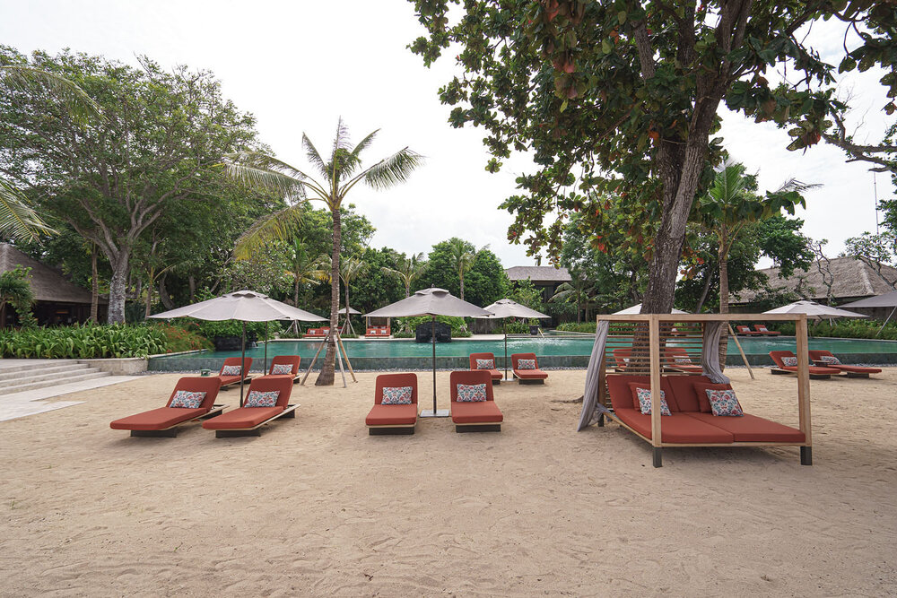  Beach chairs near the main pool 