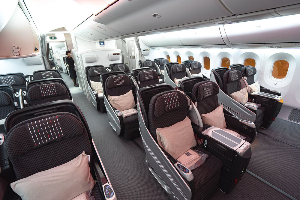  The Business Class cabin 