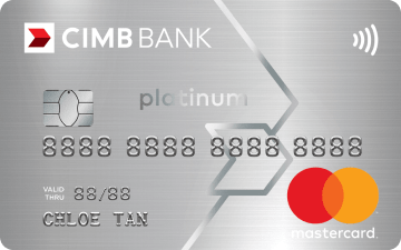 CIMB Platinum - Key benefit: 10% cashback on many categoriesNew customer: $130 cash or Fitbit SmartwatchExisting customer: -Annual fee: -Spending requirement: $350 per month for 2 monthsMinimum annual income: $30,000