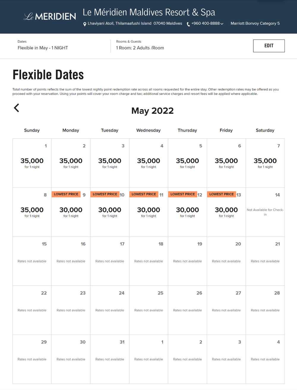 Calendar view of May 2022 