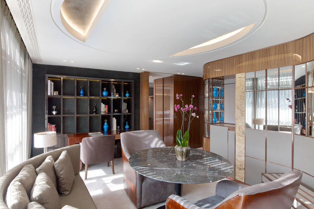 Living area of 1-bedroom suite in St. Regis Istanbul