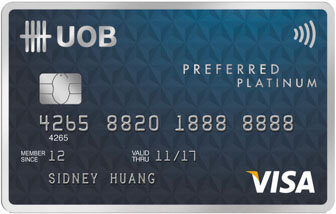 UOB Preferred Platinum - - 4 MPD for contactless payments.