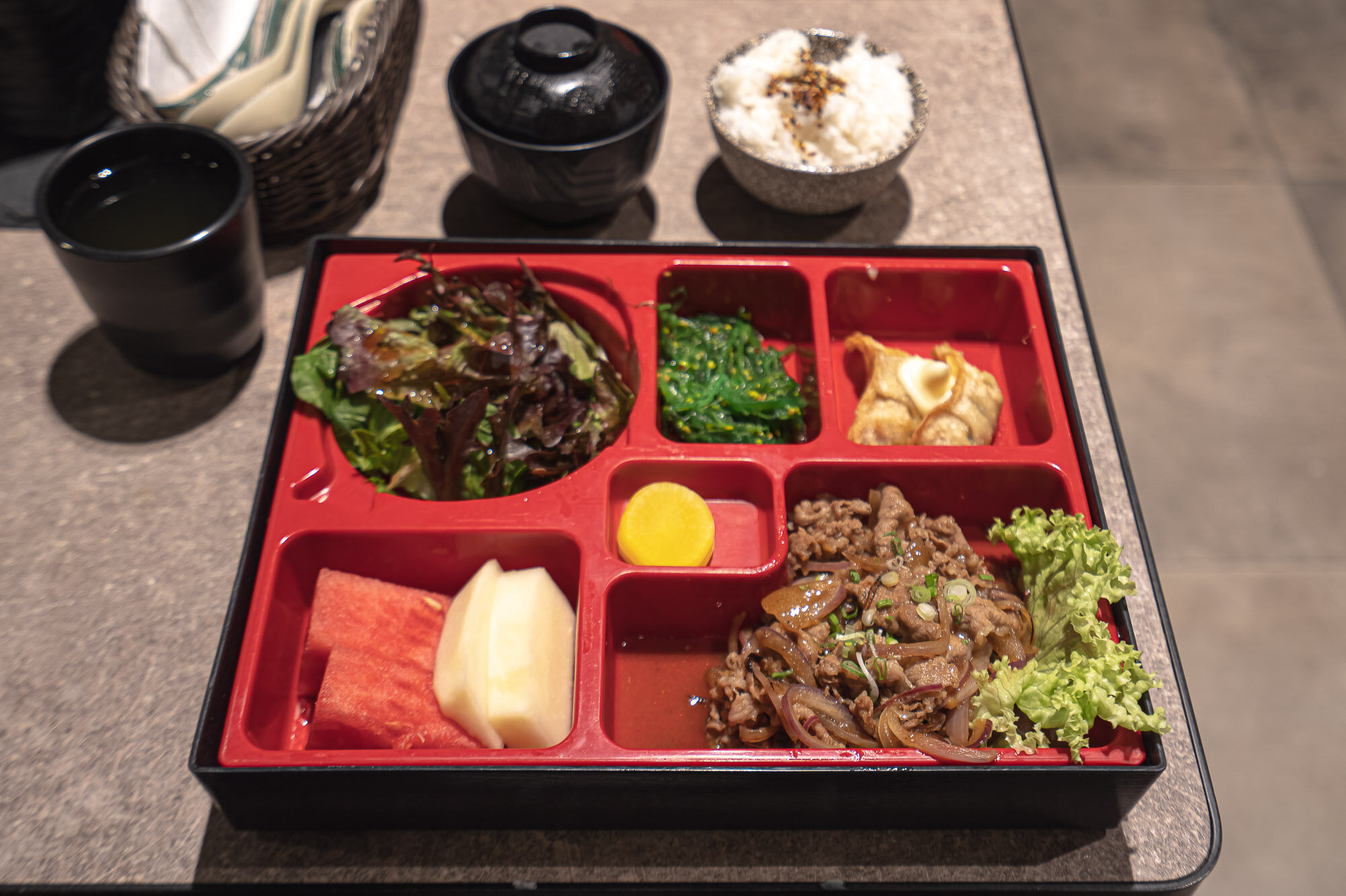 Beef Shogayaki Set