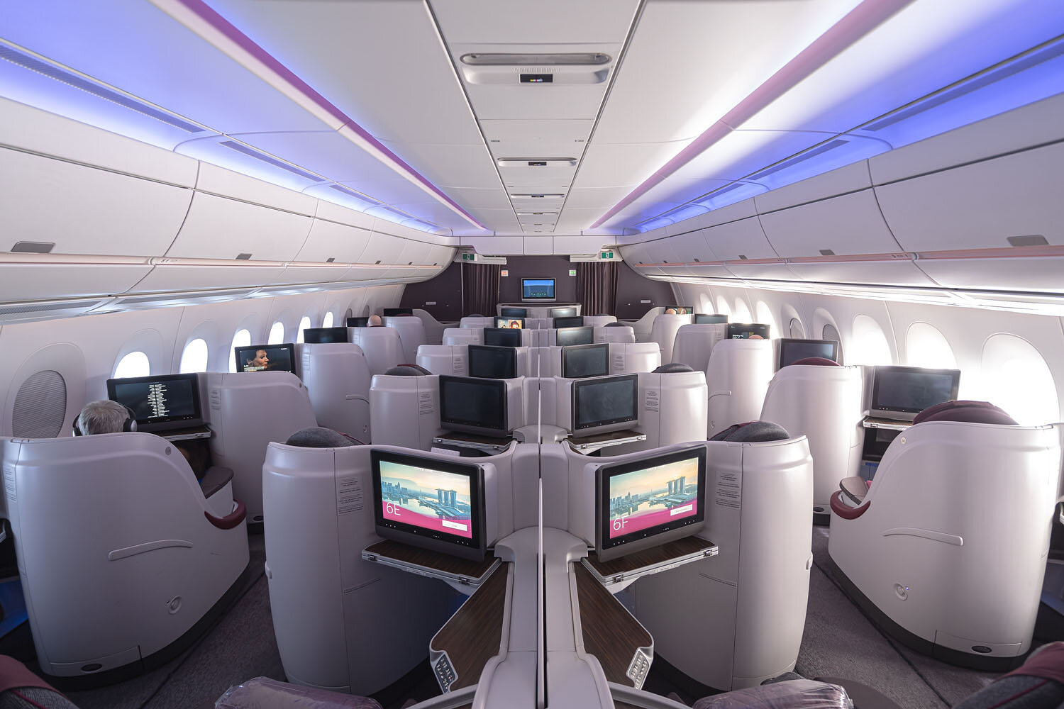 Front Business Class cabin