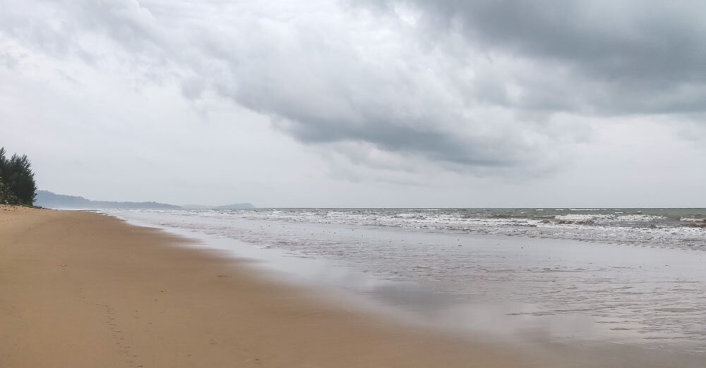 Miles of clean, empty beach connected to JW Marriott Khao Lak Resort &amp; Spa