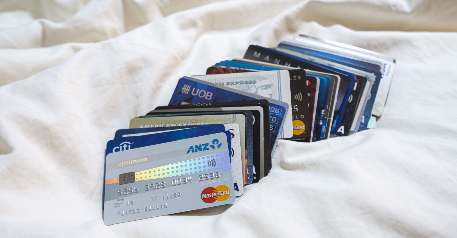 42 credit cards that I have cancelled over the years