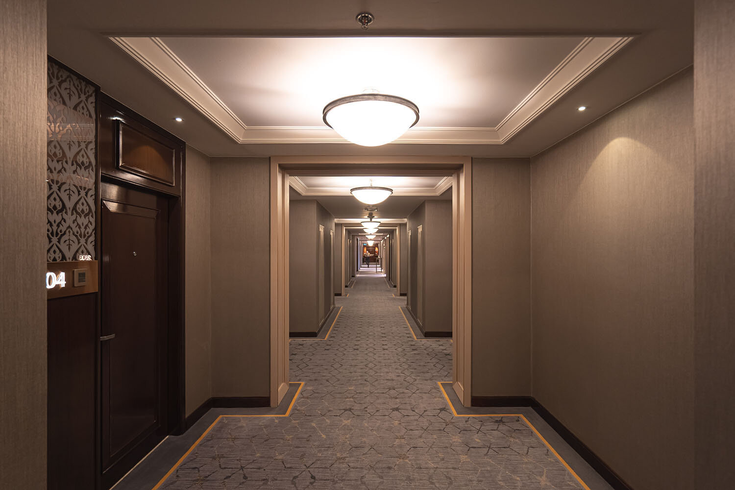  The corridor on level 26 