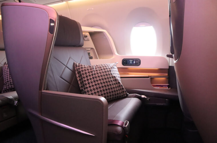 Singapore Airlines 2013 Business Class seat