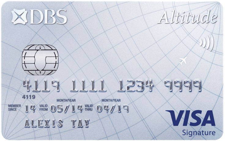 DBS Altitude (Visa) - New customer: 100% cashback (up to $268)Existing customer: -Annual fee: $192.60 (First year waived)Minimum annual income: $30,000