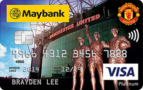 Maybank Manchester United - New customer: $100 cashback + $30 cash via PayNowExisting customer: - Spending requirement: $250 for first two consecutive monthsAnnual fee: $80 (First three years waived)Minimum annual income: $30,000