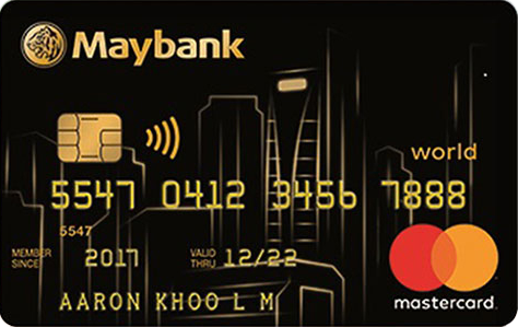 Maybank World - New customer: $100 cashback + $30 cash via PayNowExisting customer: - Spending requirement: $250 for first two consecutive monthsAnnual fee: $240 (First three years waived)Minimum annual income: $80,000