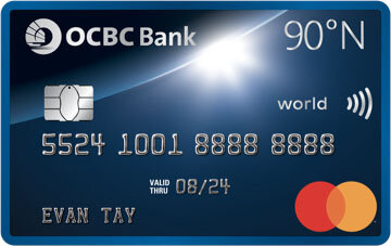 OCBC 90°N - Annual fee: $192.60 (First year waived)Minimum annual income: $30,000
