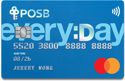 POSB Everyday - New customer: $250 cashbackExisting customer: -Annual fee: $192.60 (First year waived)Minimum annual income: $30,000
